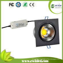 China Fábrica 15 W LED Downlight Quadrado com CE SAA